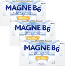 Zdjęcie Magne B6 Forte Na Silne Niedobory Magnezu 3x60tabl. - Wolbórz