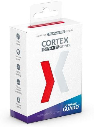 Ultimate Guard Koszulki Cortex Standard Matte Red 66x91mm (100)
