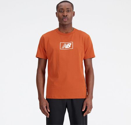 Koszulka męska New Balance MT33512ROX – pomarańczowa