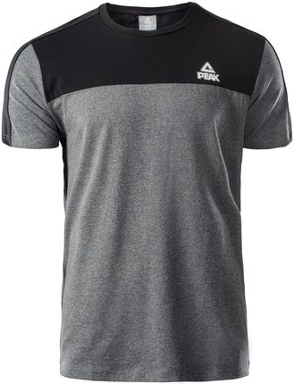 Męska Koszulka z krótkim rękawem Peak F683361 F683361-GR Mel/Blk