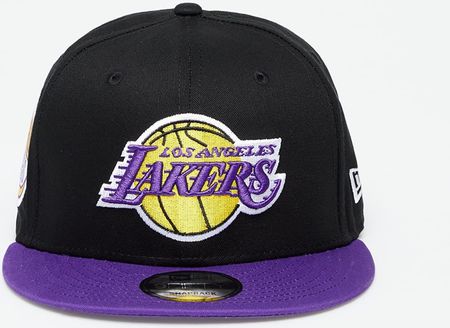New Era Los Angeles Lakers Contrast Side Patch 9Fifty Snapback Cap Black/ True Purple