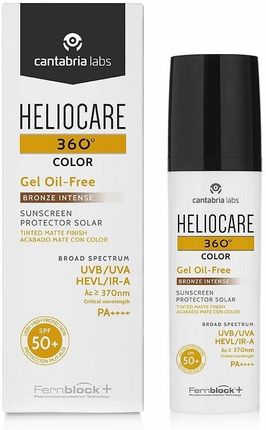 Heliocare 360º Bronzer Spf 50 Ochrona Przeciwsłoneczna Z Kolorem 50 ml