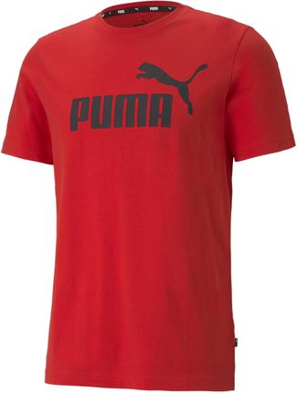 Puma Koszulka Essential Logo Czarny  Czerwony
