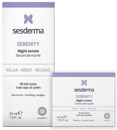 Sesderma Serenity Krem na noc, 50 ml + Sesderma Serenity Serum liposomowe, 30 ml