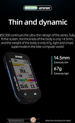 Komputer Licznik Rowerowy Gps Igpsport Bsc300 - zdjęcie 6