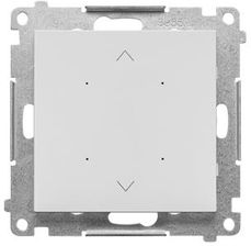 Zdjęcie Kontakt Simon Shutter Sterownik Przyciskowy Rolet Wi Fi 2X5 A 230 V Jasnoszary Mat Simon (TEZ1W01114) - Bobolice
