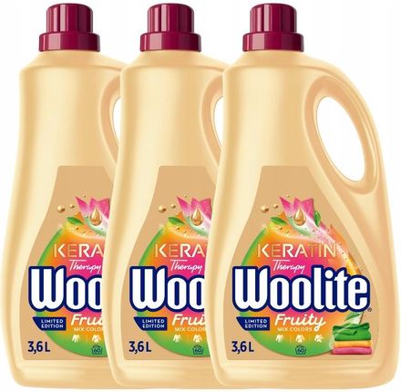 Woolite Fruity do Kolorów z Keratyną 3x3,6l/180 prań