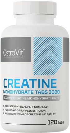 OstroVit Monohydrat Kreatyny 3000 mg - 120 tabletek