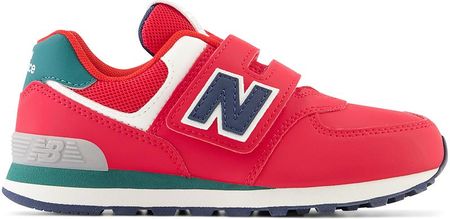 Buty dziecięce New Balance PV574CU – czerwone