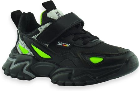 Chłopięce buty sportowe Clibee L227 Czarno Zielone