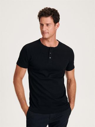 Reserved - T-shirt slim fit - Czarny