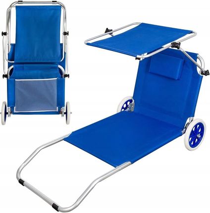 Aktive Leżak Wózek Aluminium Niebieski