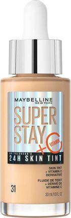 Maybelline Super Stay up to 24H Skin Tint Foundation + Vitamin C 30ml (Various Shades) - 31
