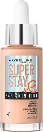 Maybelline Super Stay up to 24H Skin Tint Foundation + Vitamin C 30ml (Various Shades) - 20