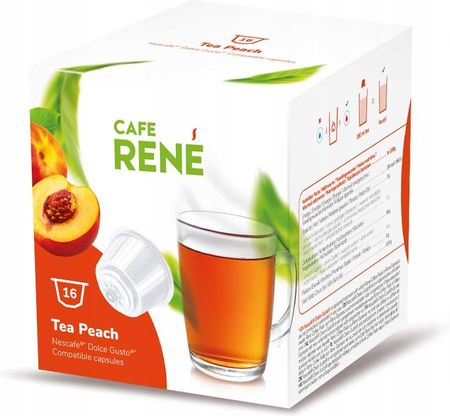 Café René Rene Brzoskwiniowa Herbata 16Kaps. Do Dolce