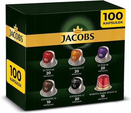 Jacobs Kapsułki Do Nespresso 100Szt. Zestaw