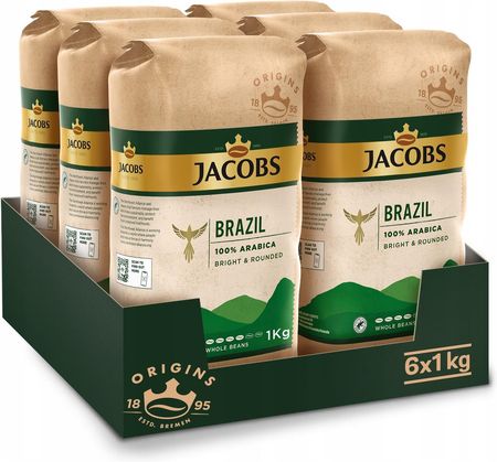 Kawa ziarnista Jacobs Origins Brazil 6x1kg