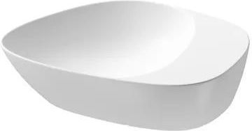 Umywalka nablatowa Meissen Keramik KONTRA 48 bez otworu na armaturę biały mat K682-012