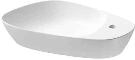 Umywalka nablatowa Meissen Keramik KONTRA 60 z otworem na armaturę biały matowy K682-009