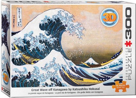 Eurographics Puzzle 3D Great Wave Of Kanagawa 300El.