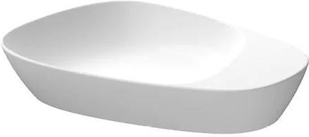Umywalka nablatowa Meissen Keramik KONTRA 60 bez otworu na armaturę biały K682-001