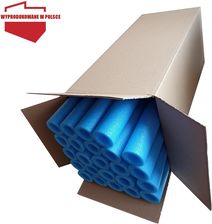 Clever Leon Set van 8 schuimrubberen buizen voor trampoline - Met eindkappen - Voor trampolinestangen - Schuimvulling - 180 cm - Grijs