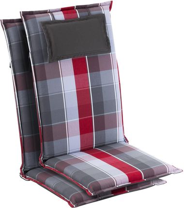 Blumfeldt Poduszka Na Krzesło Ogrodowe Z Wysokim Oparciem Poliester 50X120X6Cm Donau