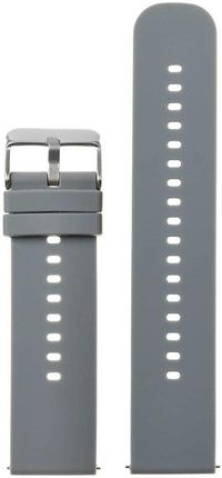 Pacific Pasek gumowy do zegarka U27 - ciemny szary/srebrny - 18mm (23580)