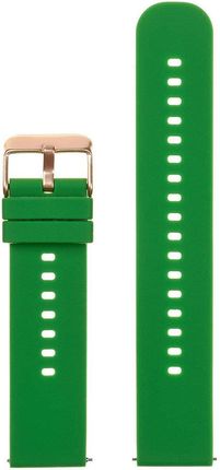 Pacific Pasek gumowy do zegarka U27 - zielony/rosegold - 22mm (23530)