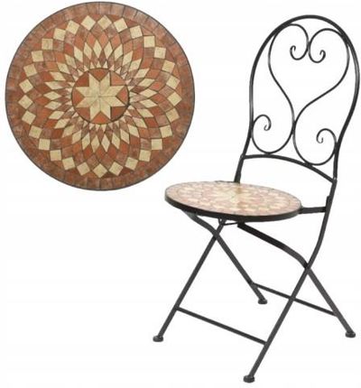 Kaemingk Krzesło Ogrodowe Metalowe Z Mozaiką Kae755831All