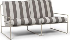 Zdjęcie Ferm Living Sofa Ogrodowa Desert Stripe Podwójna Z Beżową Ramą 1104267303 - Września