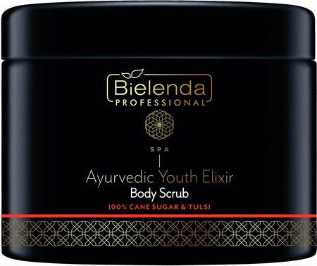 Bielenda Professional Ayurvedic Youth Elixir Body Scrub Peeling Do Ciała Z Cukrem Trzcinowym 350 g