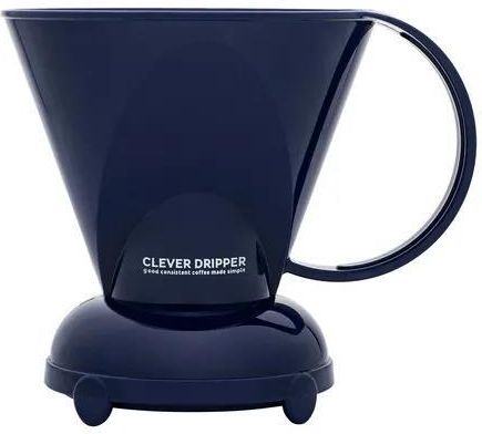 Clever Dripper - Zaparzacz do kawy L 500ml granatowy + 100 filtrów