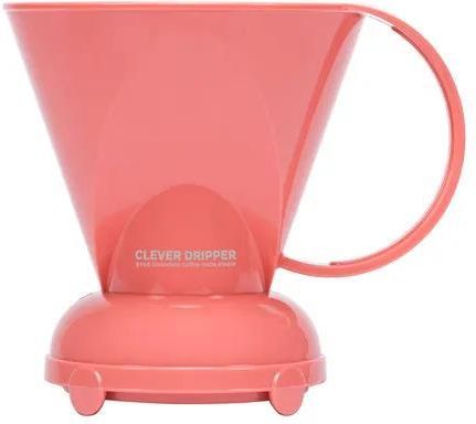 Clever Dripper - Zaparzacz do kawy L 500ml różowy + 100 filtrów