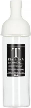 Hario - Filter-In Tea Bottle - Butelka do Cold Brew Biała 750ml