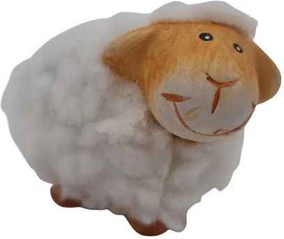 Owieczka owca figurka ceramiczna śmieszna mała
