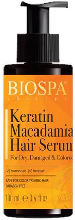 Serum do włosów keratyna i olejek macadamia 100 ml Sea of Spa