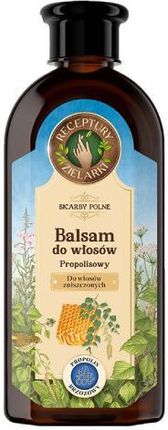 Receptury Zielarki Balsam do włosów zniszczonych - propolis brzozowy, 350ml 