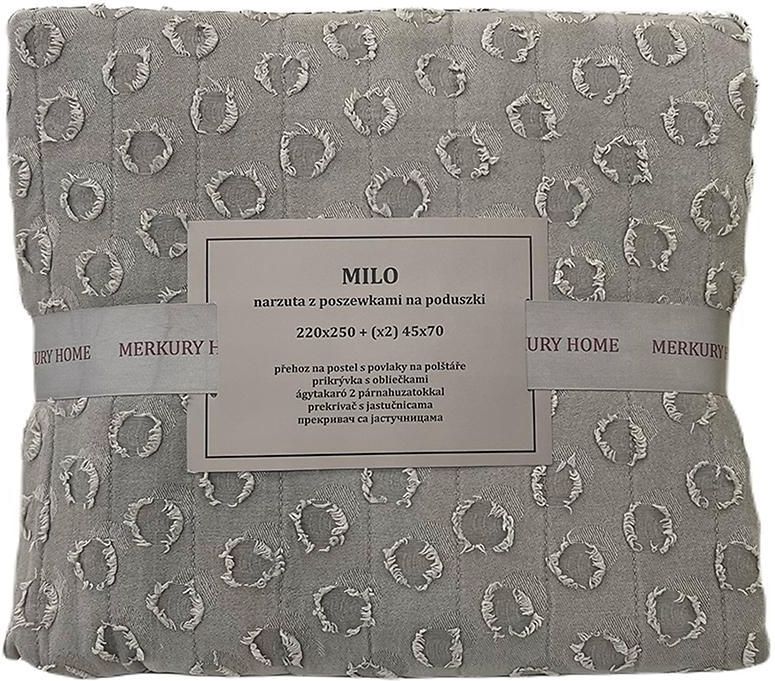 Merkury Market Narzuta Milo 220X250 Jasny Szary Merkury Home Opinie i