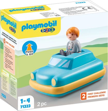 Playmobil 71323 1.2.3 Samochód Push & Go