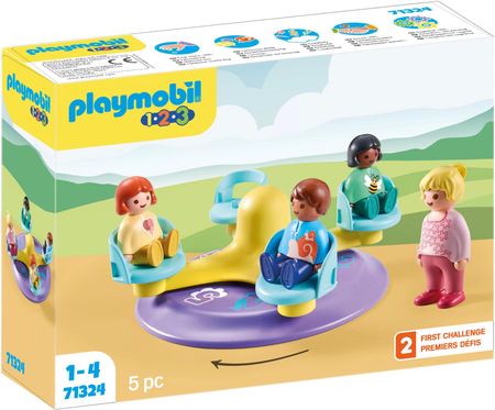 Playmobil 71324 1.2.3 Karuzela Z Cyferkami