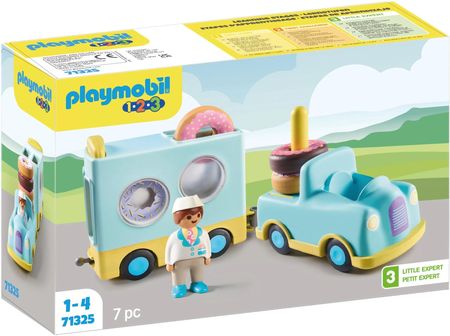 Playmobil 71325 1.2.3 Szalony Donut Truck Z Funkcją Układania I Sortowania