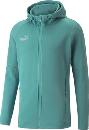 Bluza z kapturem męska Puma TEAMFINAL CASUAL niebieska 65738334