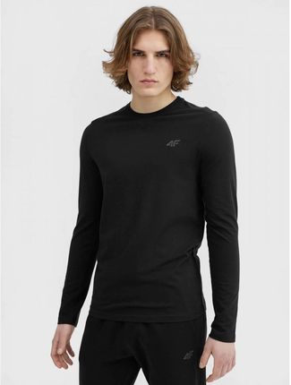 Longsleeve Męski 4F Sportowy Czarny