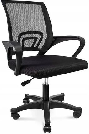 Elior Czarne Krzesło Obrotowe Komputerowe - Azon 4X