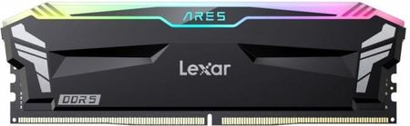 Pamięć RAM Lexar Ddr5 Ares Rgb Gaming 32GB (2*16Gb) 6400 Czarna (LD5EU016GR6400GDLA)