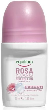 EQUILIBRA Rosa Różany dezodorant w kulce z kwasem hialuronowym, 50ml