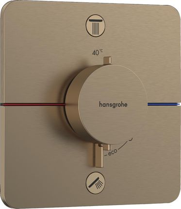 Hansgrohe Showerselect Comfort Q Podtynkowa Do 2 Odbiorników Brąz Szczotkowany (15583140)