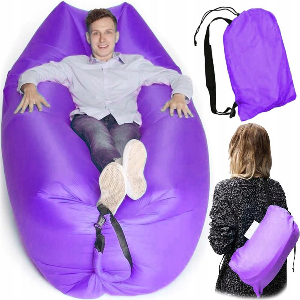 【kailuabeach】 NOYES RelaxedSofa\r
… Korbi Nadmuchiwana Rozkładana Sofa Lazy Bag Fotel Fiolet