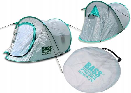 Namiot Samorozkładający Turystyczny 2OSOBOWY Bass